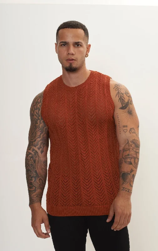 Muscle Fit Tank Top - Tile