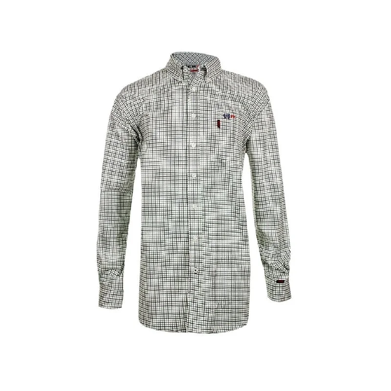 Cinch Work Shirt Men Cowboy Long Sleeve WRX FR Button White WLW3001015