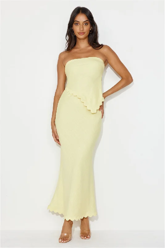 Sassi Maxi Skirt Yellow