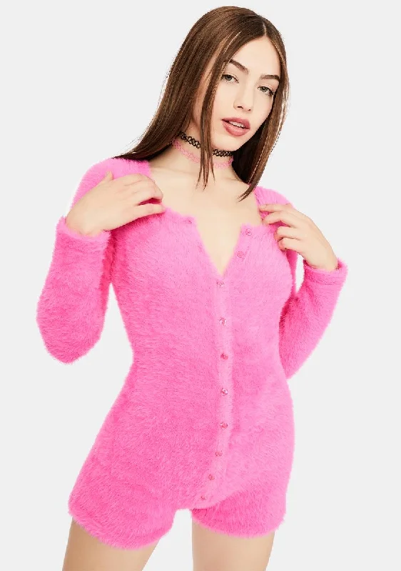 Chalet Stay Fuzzy Romper