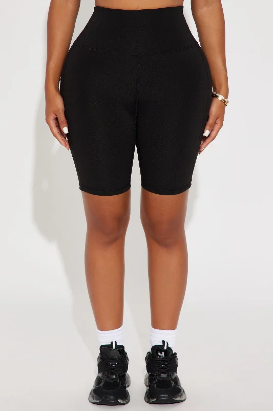 The Best Stretch Active Biker Short - Black