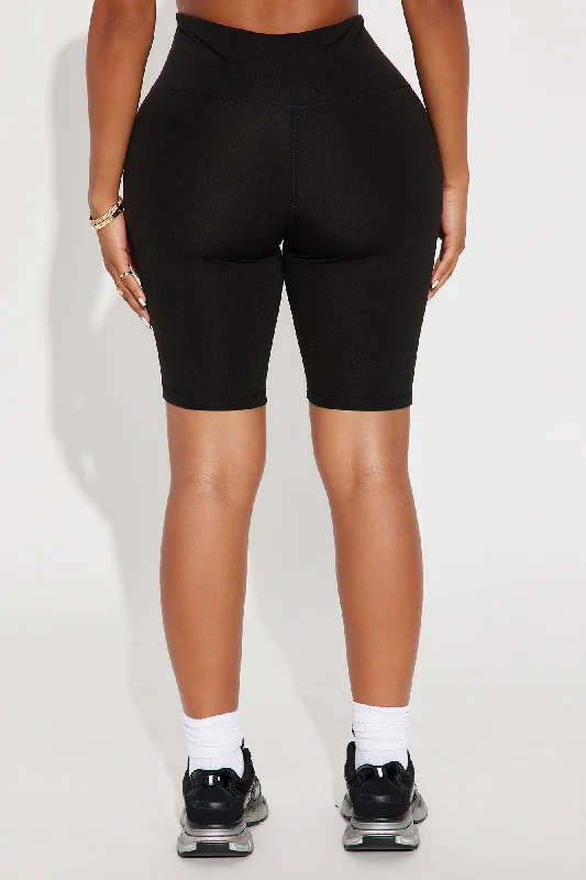 The Best Stretch Active Biker Short - Black