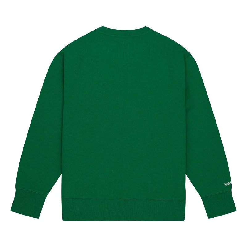 DALLAS MAVERICKS MITCHELL & NESS GREEN MAVERICKS LIGHTWEIGHT SWEATSHIRT