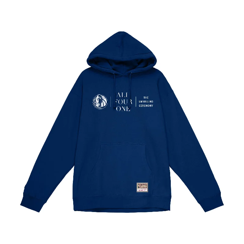 DALLAS MAVERICKS MITCHELL & NESS 2022 ALL FOUR ONE COLOR BACK HOODIE