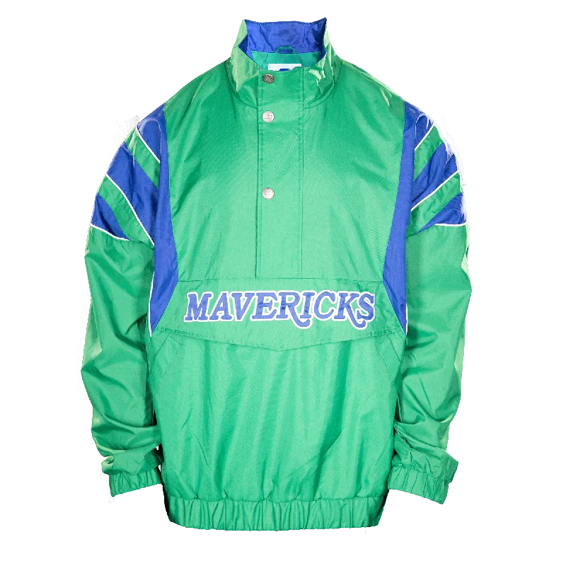 DALLAS MAVERICKS STARTER HARDWOOD CLASSIC IMPACT LIGHTWEIGHT 1/2 ZIP PULLOVER