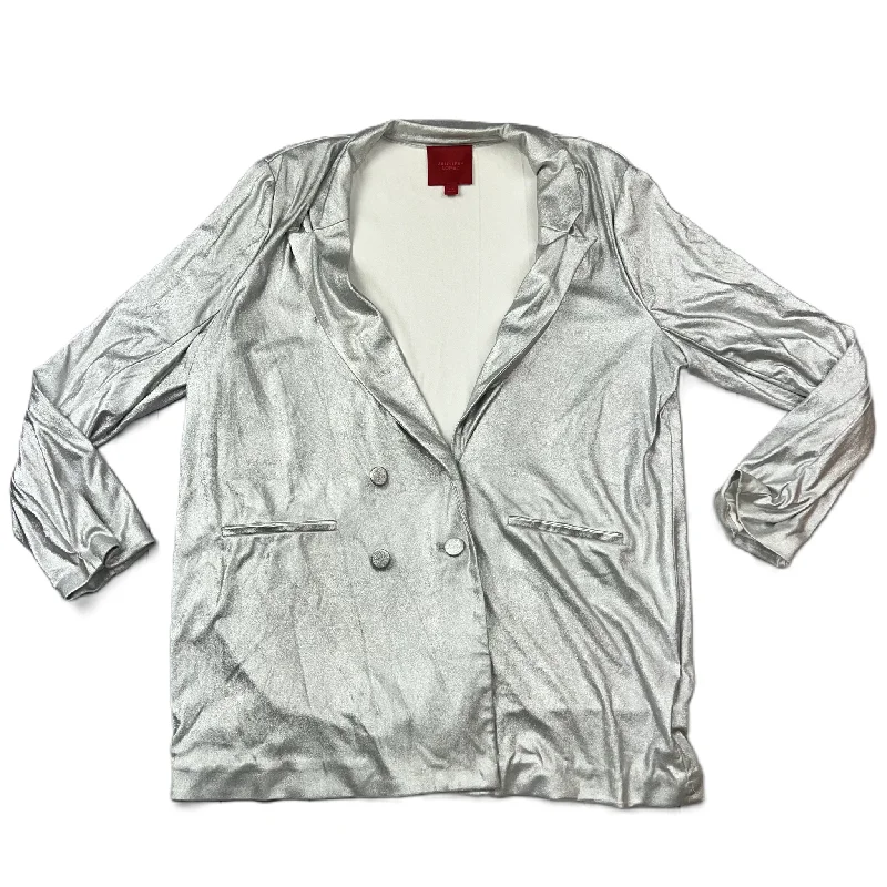 Silver Blazer By Jennifer Lopez, Size: 1x