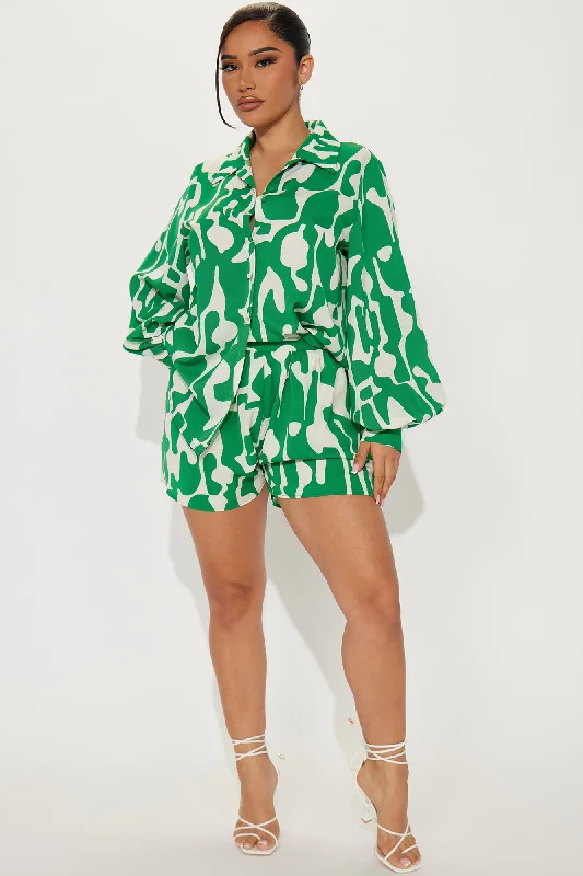 Jilly Short Set - Green